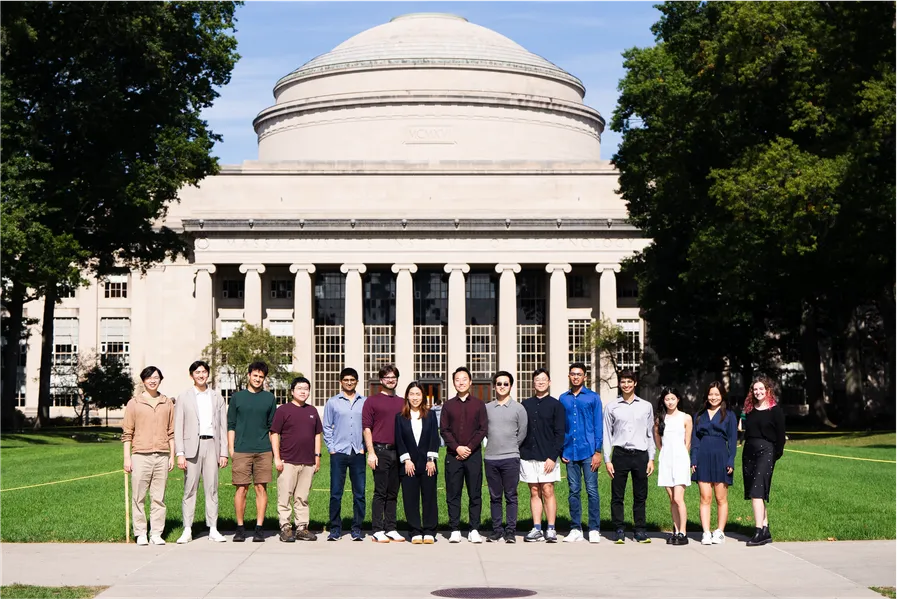 Group photo at the MIT Dome, 2024