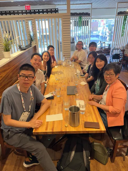 Group lunch at ICML 2025
